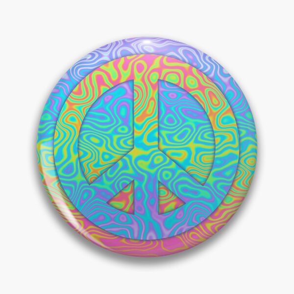 Item preview, Gradient Peace Symbol - Vibrant Color Transition Design designed and sold by CreaTwinkles.