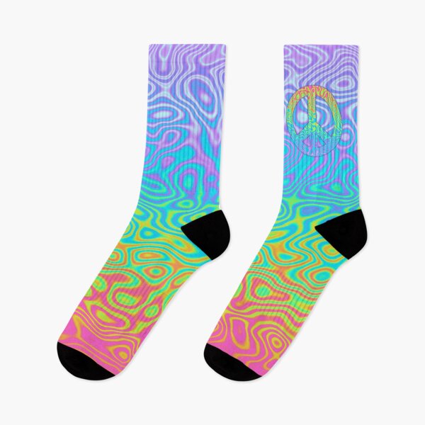 Item preview, Gradient Peace Symbol - Vibrant Color Transition Design designed and sold by CreaTwinkles.