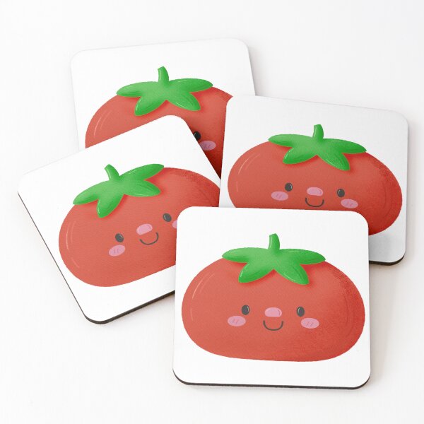 Item preview, cute cartoon red tomato character designed and sold by nuchz.