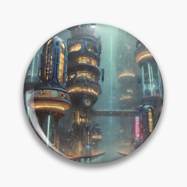 Item preview, Cyberpunk City under the Waves designed and sold by Eric Nagel.