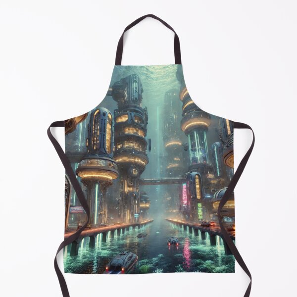 Item preview, Cyberpunk City under the Waves designed and sold by Eric Nagel.