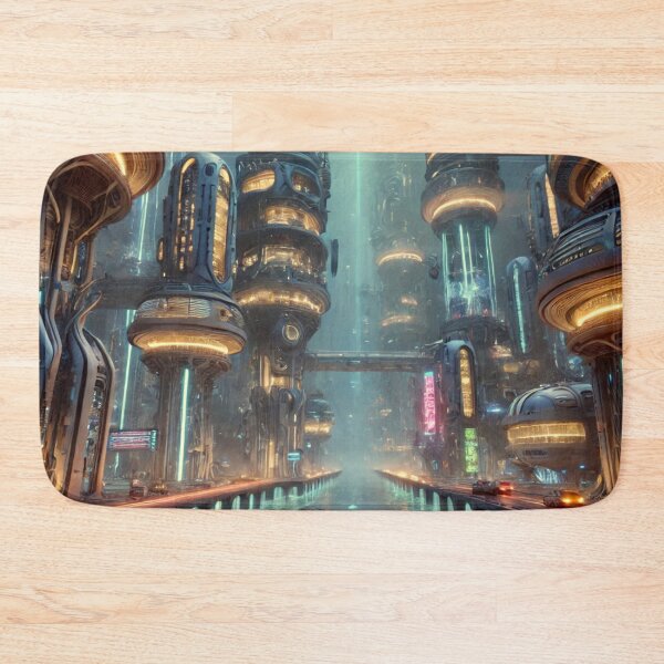 Item preview, Cyberpunk City under the Waves designed and sold by Eric Nagel.
