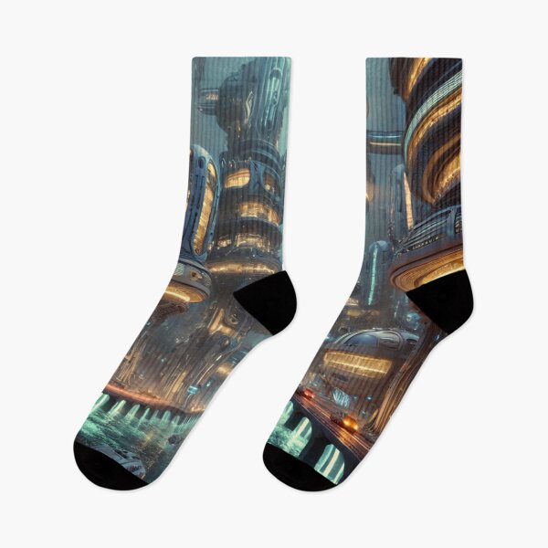 Item preview, Cyberpunk City under the Waves designed and sold by Eric Nagel.