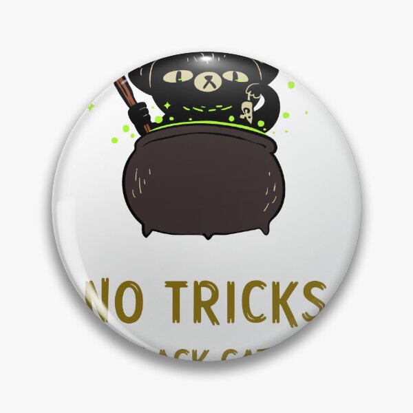 Item preview, No tricks, just black cat magic  designed and sold by nomadwanderer.