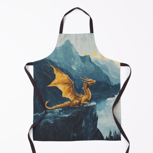 Item preview, Gold Dragon Mountains designed and sold by GrinGalore.