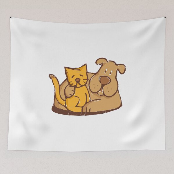 Item preview, Best Buddies Cat Dog Cute gift  women men kids boys girls designed and sold by Val-Universe.