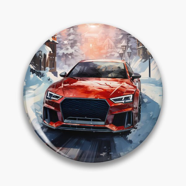 Item preview, Red Fury In Alps Sports Wagon Winter Escape designed and sold by RevUpDesign.
