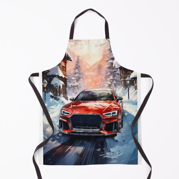 Item preview, Red Fury In Alps Sports Wagon Winter Escape designed and sold by RevUpDesign.