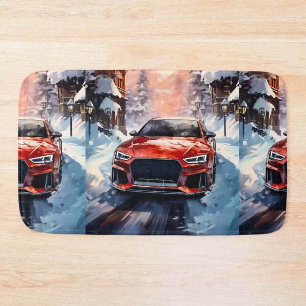Item preview, Red Fury In Alps Sports Wagon Winter Escape designed and sold by RevUpDesign.
