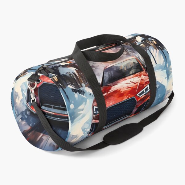 Item preview, Red Fury In Alps Sports Wagon Winter Escape designed and sold by RevUpDesign.