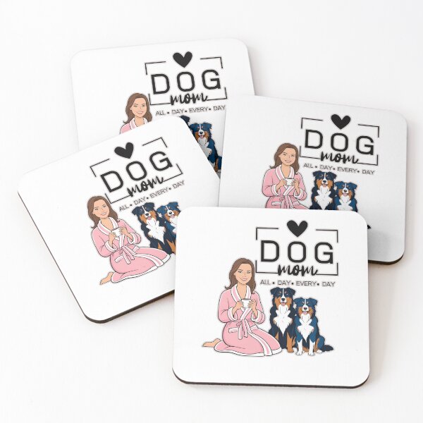 Item preview,  Dog Mom All Day Every Day – Cozy Morning with an Australian Shepherd designed and sold by GoodyPaws.