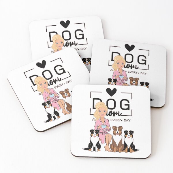 Item preview, Dog Mom All Day Every Day – Cozy Morning with an Australian Shepherd designed and sold by GoodyPaws.