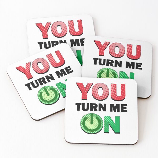 Item preview, You Turn Me On Funny Text Design designed and sold by Jaudaux Designs.