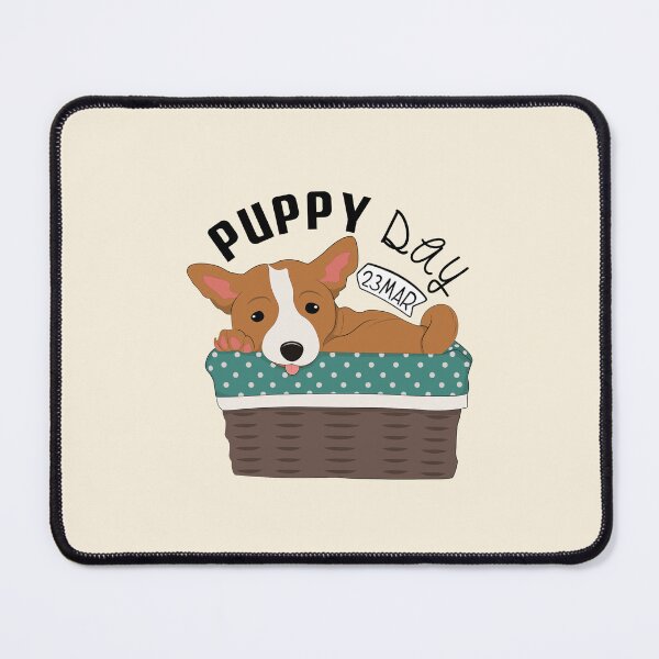 Item preview, 23 March Puppy Day - Wacky Holidays designed and sold by ChemicalXShop.
