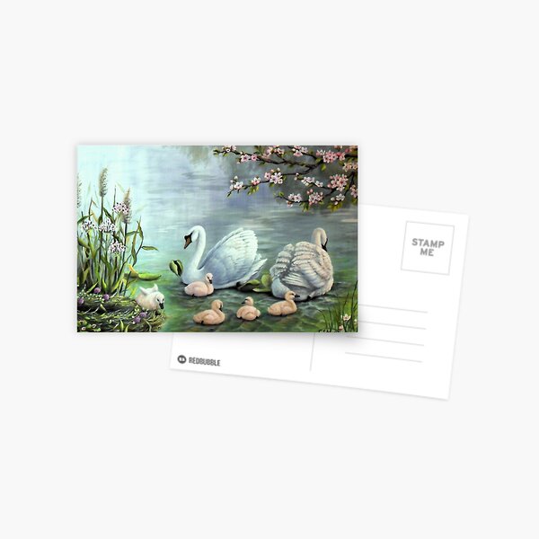 Item preview, swan family designed and sold by Naturzauber.