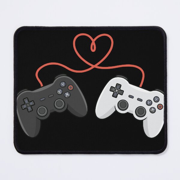 Item preview, Video Gamer Valentines Day Controllers Heart designed and sold by ThreadsInfinite.