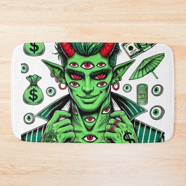 Item preview, Handsome Green money sign demon boy designed and sold by SublimeFairy.