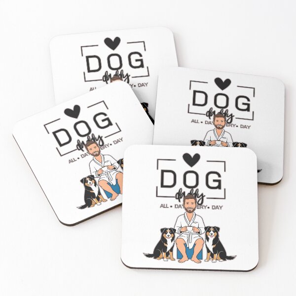 Item preview,  Dog Dad All Day Every Day – Cozy Morning with an Australian Shepherd designed and sold by GoodyPaws.