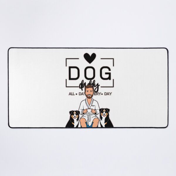 Item preview,  Dog Dad All Day Every Day – Cozy Morning with an Australian Shepherd designed and sold by GoodyPaws.