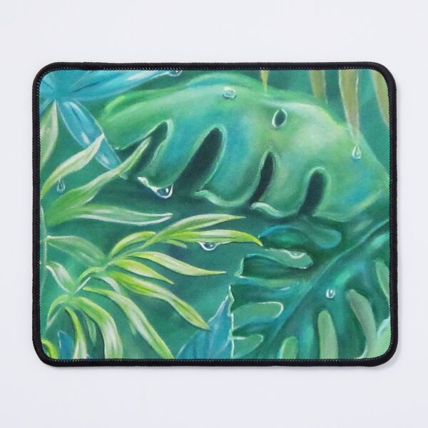Item preview, Raindrops on jungle leaves designed and sold by Naturzauber.