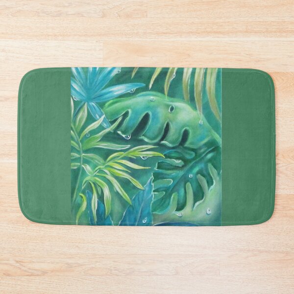 Item preview, Raindrops on jungle leaves designed and sold by Naturzauber.
