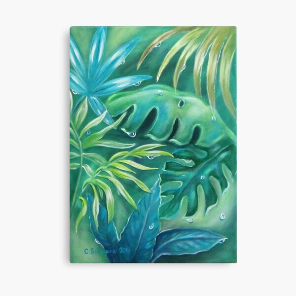 Artikel-Vorschau von Raindrops on jungle leaves, designt und verkauft von Naturzauber.