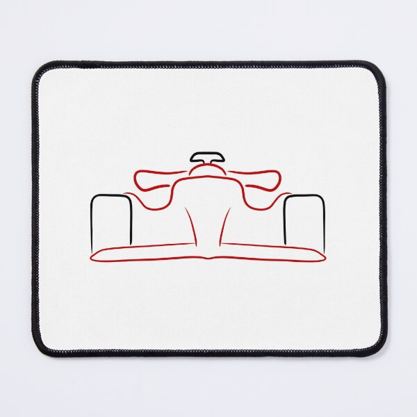 Item preview, Formula 1 Red & Black Outline designed and sold by FLOdesignAUS.
