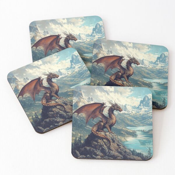 Item preview, Mithril Elder Dragon Mountains designed and sold by GrinGalore.