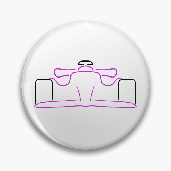 Item preview, Formula 1 Black & Pink Outline designed and sold by FLOdesignAUS.