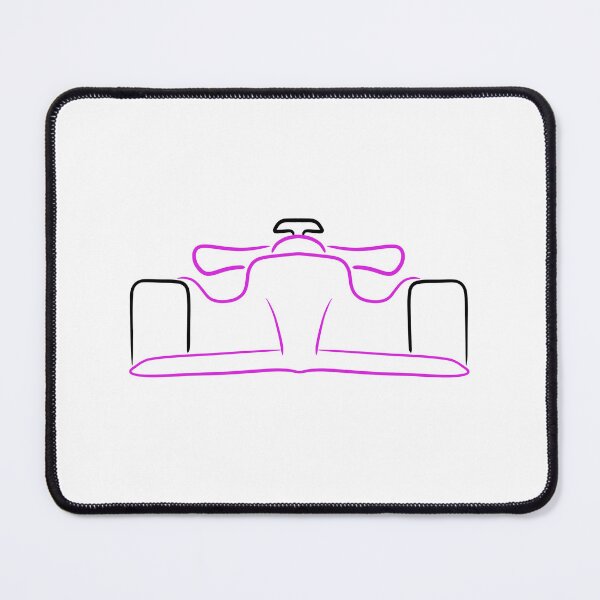Item preview, Formula 1 Black & Pink Outline designed and sold by FLOdesignAUS.