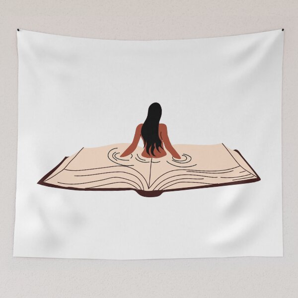 Item preview,  Woman reading a book. designed and sold by Innamalinka.