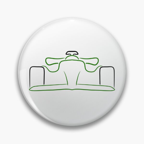 Item preview, Formula 1 Black & Green Outline designed and sold by FLOdesignAUS.