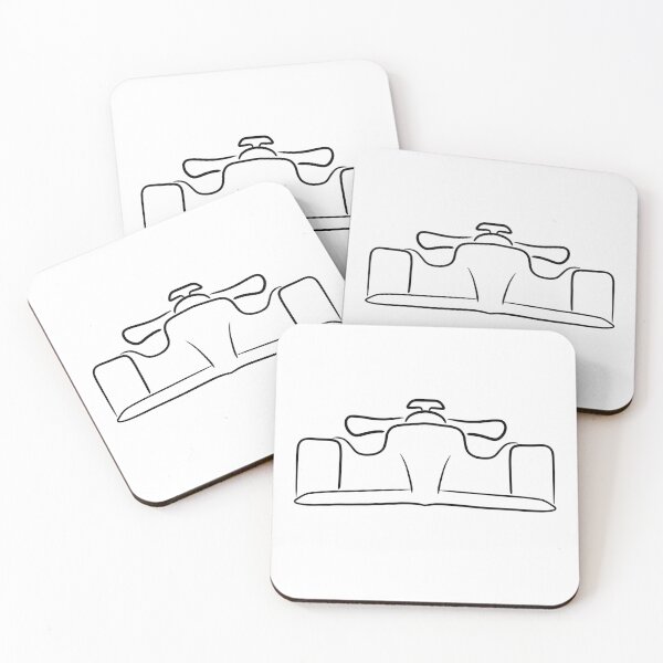 Item preview, Formula 1 Black & Black Outline designed and sold by FLOdesignAUS.