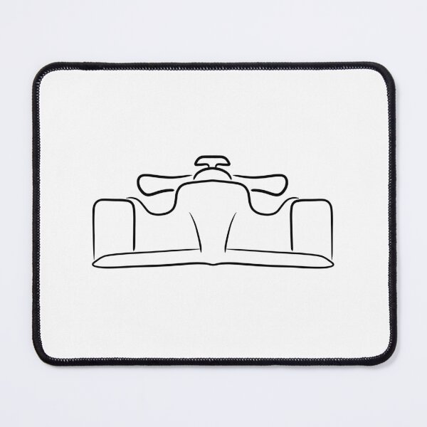 Item preview, Formula 1 Black & Black Outline designed and sold by FLOdesignAUS.