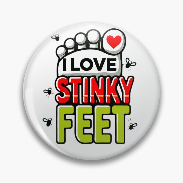 Item preview, I Love Stinky Feet Foot Barefoot Footprint Foot Smell designed and sold by JohnnyP-Store.