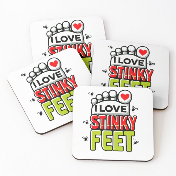 Item preview, I Love Stinky Feet Foot Barefoot Footprint Foot Smell designed and sold by JohnnyP-Store.
