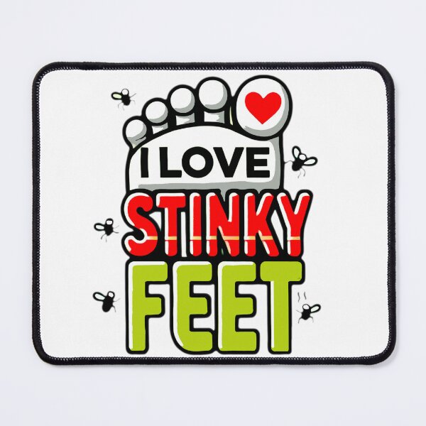 Item preview, I Love Stinky Feet Foot Barefoot Footprint Foot Smell designed and sold by JohnnyP-Store.
