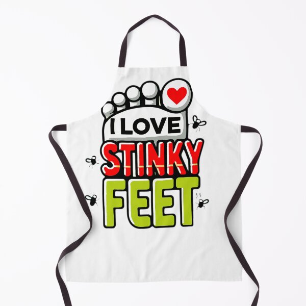 Item preview, I Love Stinky Feet Foot Barefoot Footprint Foot Smell designed and sold by JohnnyP-Store.