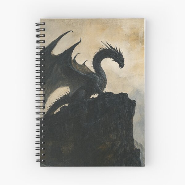 Item preview, Black Dragon Mountains In The Fog designed and sold by GrinGalore.
