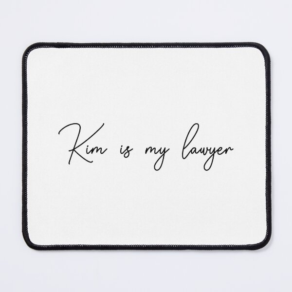 Item preview, Kim Is My Lawyer – handwritten style designed and sold by EmeraldeaDesign.