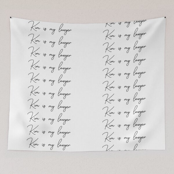 Item preview, Kim Is My Lawyer – handwritten style designed and sold by EmeraldeaDesign.