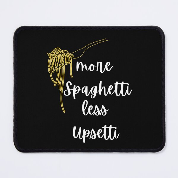Item preview, More Spaghetti Less Upsetti Funny Food Foodie Food Humor Funny Saying Retro Graphic Tee, Vintage Aesthetic designed and sold by MotivaChic.