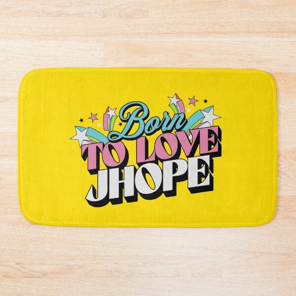 Item preview, BTS Bangtan Born to love Jhope J hope typography text Morcaworks designed and sold by Morcawork.