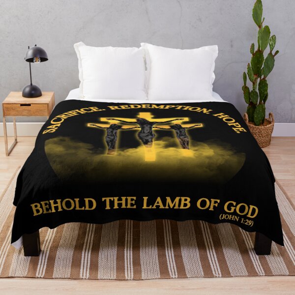 Item preview, Sacrifice Redemption Hope - Behold the Lamb of God Faith Design designed and sold by pemperos.
