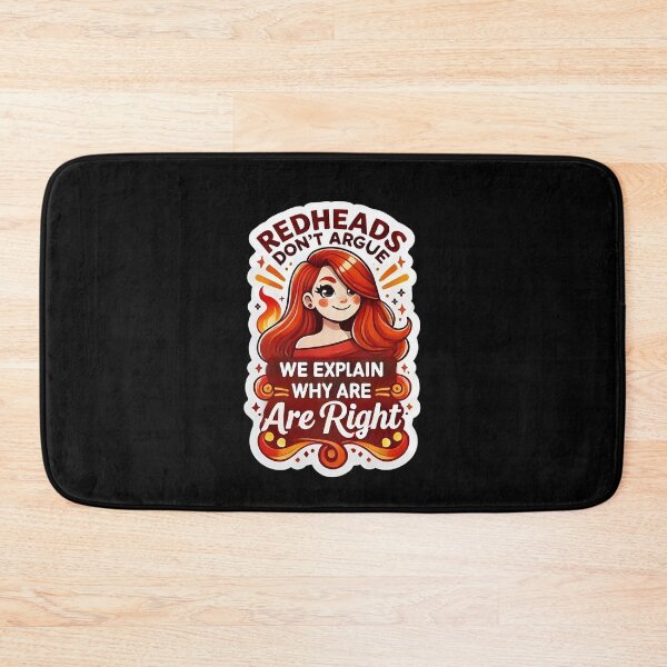 Item preview, Redheads Don't Argue We Explain Why We're Right designed and sold by JohnnyP-Store.