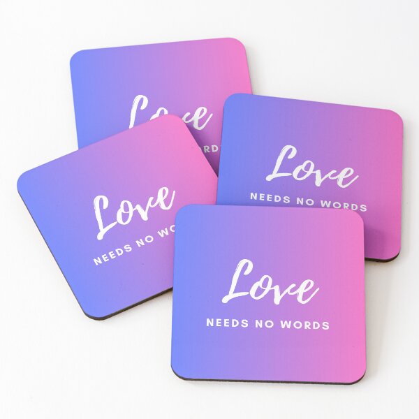 Item preview, Love needs no words designed and sold by OTCreativeLab.