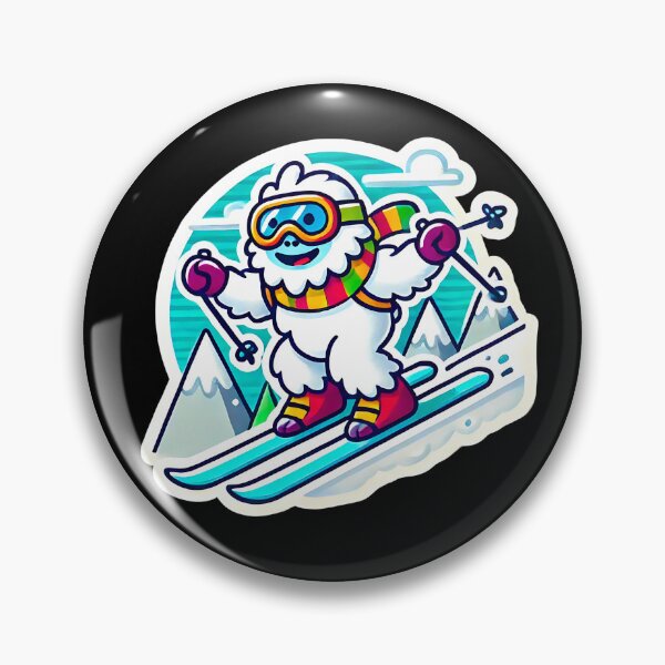 Item preview, Yeti Skiing designed and sold by JohnnyP-Store.