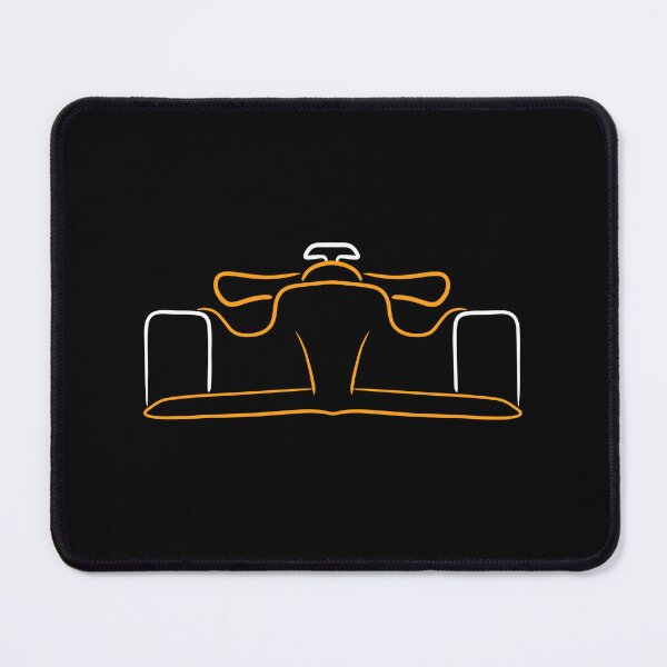 Item preview, Formula 1 Orange & White Outline designed and sold by FLOdesignAUS.
