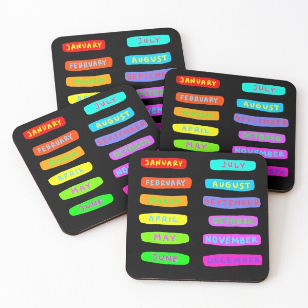 Item preview, Months of the Year designed and sold by IHateDumplings.