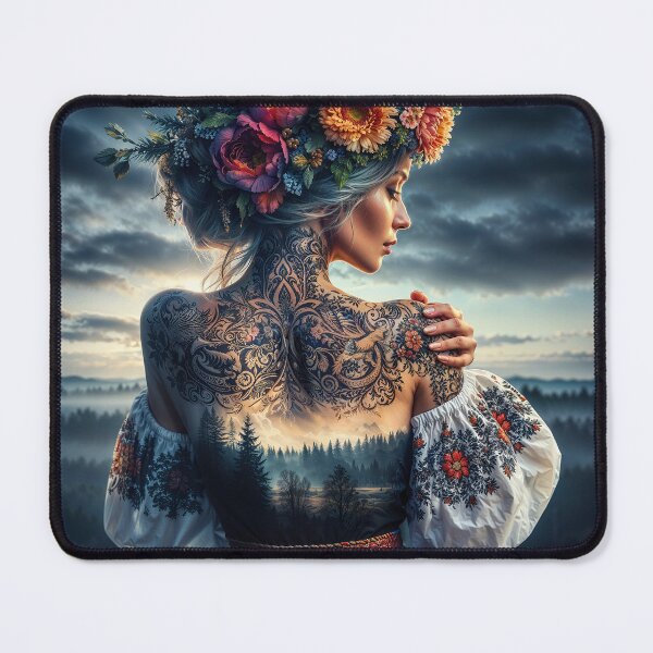 Item preview, folklore postage stamp Poland Europe landscape model nature floral sky dejco.art by domin designed and sold by dejco.art.